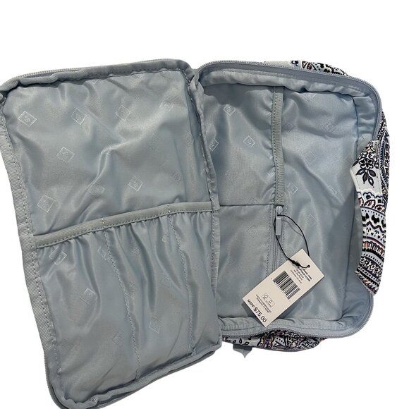NWT Vera Bradley Ultimate Travel Case Soft Sky Paisley Quilted Fabric Lightweigh - Picture 6 of 12